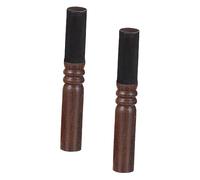 BESTonZON 2pcs Peach Wood Stick for Sound Bowl Buddhist Singing Bowl Mallet Accessory Smooth Wooden Rod
