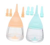 BESTonZON 2pcs Pet Feeding Machine Silicone Kitten Nursing Bottle Kitten Milk Feeder for Newborn Pets Suitable for Small Cat Puppy Rabbit Feeding Bottles