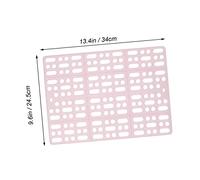 BESTonZON 2pcs Pet Mats Plastic Rabbit Foot Mat for Cage Includes Fixed Tabs for Bunny Cage and Hamster Playpen Indoor