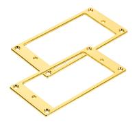 BESTonZON 2pcs Pickups Frame Brass Guitar Pickup Frames for Electric Guitar Replacement Part