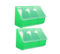 BESTonZON 2pcs Pigeon Food Box Bird Feeder for Window Hanging Bird Feeder Food Dispenser