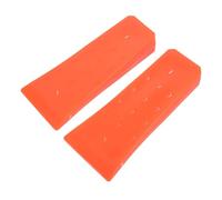 BESTonZON 2Pcs Plastic Tree Felling Wedges with Spiked Design for Logging and Tree Cutting Durable Weatherproof Woodcut Supply for Chainsaw Assistance and Safe Orientation Control