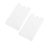BESTonZON 2pcs Portable Cooler Ice Packs Reusable Freezer Ice Containers for Food Preservation and Transportation Leak Resistant Design for Restaurants and Outdoor Activities