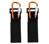 BESTonZON 2pcs Pram Hooks Buggy Pushchair Hooks Large Stroller Clip Super Strong Loop Straps Quick Release