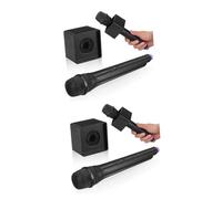 BESTonZON 2pcs Pretend Play Microphone Toy Boys and Girls Anchor Microphone Stand for Toddlers