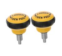 BESTonZON 2pcs Pull Pin Spring Knob Replacement for Exercise Bikes Weight Bench Pins Abs Fitness Equipment Accessories for Home Gym
