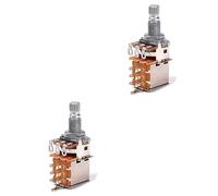 BESTonZON 2pcs Push Pull Guitar Potenti Audio Potenti Meters for Guitar Volume Control Parts for Accessories