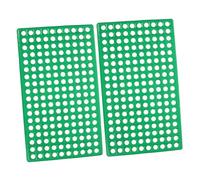 BESTonZON 2pcs Quality Plastic Rabbit Cage Mats Pet Bedding Mats for Rabbits Soft Clean Foot Pads for Indoor Use