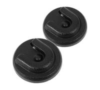 BESTonZON 2pcs Radio Microphone Holder Clip with Round Knob Secure Mic Hanger for Car and Motorcycle Radios Mic Holder for Enhanced Safety and Stable Fit