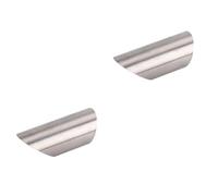 BESTonZON 2pcs Rb Metal Finger Slide Bar for Electric Acoustic Guitar Guitar Slide for Country Jazz Blues Strings Instrument Part