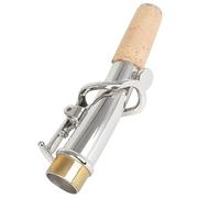 BESTonZON 2pcs Retro Saxophone Necks Straight Curved Neck Set Saxophone Accessories Made of Cork Lightweight