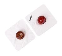 BESTonZON 2pcs Rosin Block for Erhu Violin and Cello Bowed String Low Dust Handmade Rounded Violin Cello Rosin