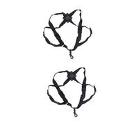 BESTonZON 2pcs Sax Harness Soft Shoulder Strap Belt Easy Install Remove for Sax Players