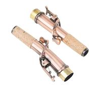 BESTonZON 2pcs Saxophone Mouthpiece Saxophone Ligature Sax Kit Alto Saxophone Professional Sax Mouthpiece Soprano Saxophones Mouthpiec Tenor Sax Mouthpiece Saxophone Parts Soprano Cap Brass
