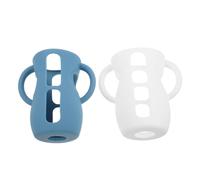 BESTonZON 2Pcs Silicone Bottle Sleeves for Compatible Bottle Covers Health Conscious Silicone Design for Secure Feeding Easy to Clean and