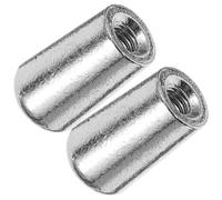 BESTonZON 2pcs Silver 3.5mm Electric Guitar Toggle Cap Tips Metal Pickup Switch Cover for Classic Style Guitar Parts Accessories for Electric Switch Replacement