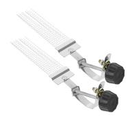 BESTonZON 2pcs Silver Iron Snare Drum Wire Springs for Children Snare Drum with Stable Characteristics and Quick Crisp Response Featuring Coil Structure and End Plates for Concert