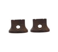 BESTonZON 2pcs Simple Practical Ebony Erhu Bridge for Chinese Erhu Lovers Supply Instrument Supply for Performance