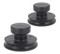 BESTonZON 2pcs Singing Bowl Cups Rubber Handle Stable Lifting Tool for Meditation Sound Relaxation Easy to Use Handles for Various Sound Bowls