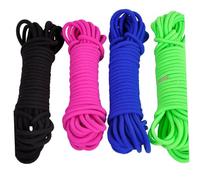 BESTonZON 2pcs Skipping Rope Meters Elastic Band for Outdoor Exercise School Training Rubber Jumping for Boys Green and Rosy