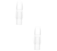BESTonZON 2pcs Soprano Saxophone Mouthpiece Easy-blowing Crystal Flute for Saxophone Design Tone Quality for Beginners and Professionals