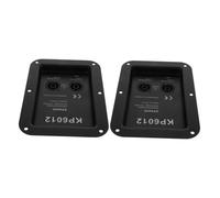 BESTonZON 2pcs Speaker Junction Box Connector Wire Terminal Speaker Jack Plate for Stage Recording Dual Plug Box Wire Connector