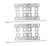 BESTonZON 2pcs Stainless Steel Camping Stove Stand for Outdoor Hiking Backpacking Dual Alcohol Burner Support with Stable Structure and Quick Setup Pot Holder for Picnic Cooking