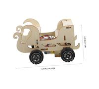 BESTonZON 2pcs Stem Car Kit for Boys DIY Voice Controlled Wooden Engineering with High Precision Sound Sensor Interactive Assembly Model for Science Education and Hands Learning