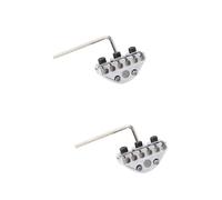 BESTonZON 2pcs String Electric Guitar Locking Nut Kit Metal Nut for Guitar Screws Easy Installation