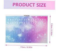 BESTonZON 2Pcs Thumb Piano Keyboard Stickers for Beginners Clear Kalimba Note Decals Easy to Read Fretboard Labels and Residue Teaching Accessories for Key Kalimbas