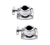 BESTonZON 2pcs Tom Cymbal Holder Clamp Drum Accessory Cymbal Stand Mount Lightweight Drum Pad Holder