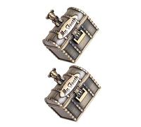 BESTonZON 2pcs Tooth Fairy Box Boys and Girls Keepsake Teeth Case Fetal Hair Storage Box for Home Decor