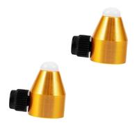 BESTonZON 2pcs Tuning Fork Feet Accessory Crystals Base for Meditation Stress Relief and Chakra Healing Lightweight Fit for Tuning Forks