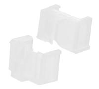 BESTonZON 2pcs Turntable Player Needle Protective Cover Plastic Stylus Head Protector AT-3600L Easy to Install Vinyl Accessory