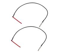 BESTonZON 2pcs Ukulele Piezo Pickup Stick with Jack Red Head Acoustic Guitar Transducer for Folk Classic Instruments Sound Distortion- Versatile Connectivity