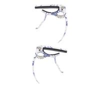 BESTonZON 2pcs Ukulele Tone Changer Guitar Change Tone Tool Ukulele Change Clamp Zinc Alloy Clips for Accessory Assorted Sandhi Clips for Tuning Random Color