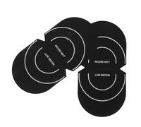 BESTonZON 2pcs Vinyl Record Mitt Phonograph Record Protector Mat for Cleaning Handling in Home Studio Preventing Sticky Fingers