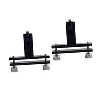 BESTonZON 2pcs Violin Bridge Machine Violin Repair Kit Small Violin Installation Tool Violin Bridge Feet Violin Repair Code Tool Violin Accessories Black