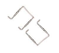 BESTonZON 2pcs Violin Chinrest Clamp Screws Chrome Violin Chinrest Chin Rest Replacement Parts