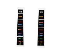BESTonZON 2pcs Violin Finger Guide Sticker Finger Chart Fret Guide Label for Violin Fingerboard Fretboard Marker for Beginners Learning Notes