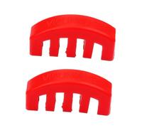 BESTonZON 2pcs Violin Mute Muffler Rubber Violin Mute Practice for Strings Acoustic Volume Control Red String Accessory