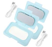 BESTonZON 2pcs Warmer Portable Wipe Warmer Tissue Heater Shower Gift Wet Wipe Warmer Wet Tissue Warmer Heater Tissue Wipe Warmer Travel Wipe Warmer