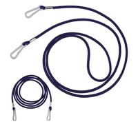BESTonZON 2Pcs Winter Ski Gloves Anti-Lost Lanyard Rope with Neck Strap, Adjustable Blue Glove Holder for Boys and, Reusable Mittens Rope for Outdoor Snow Activities
