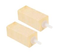 BESTonZON 2pcs Wooden Aquarium Air Stone Protein Skimmer Oxygen Diffuser Airstone for Fish Tank Bubble Makers Water Aquarium Supplies