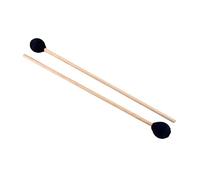 BESTonZON 2pcs Wool Drumstick Bass Drum Mallet for Percussion Instrument Wool Felt Head and Wooden Handle for Drum Practice Sessions Stick