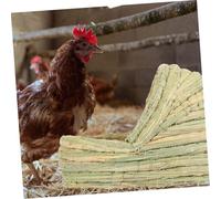 BESTonZON 2Pcs Woven Chicken Nest Coop Comfortable Sleeping House for Chickens Made From Straw Material Easy to Clean for Laying Eggs Nurturing Environment for Poultry