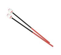 BESTonZON 2pcs Xylophone Percussion Sticks Made of Carbon Fiber and Cotton Thread with Comfortable Feel and Fuller Sound, Professional Marimba Mallets for Musical Instruments and Percussion