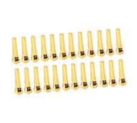 BESTonZON 2sets Acoustic Guitar Bridge Pins Pegs Guitar Bridge Pin Set Metal Guitar String Studs for Replacement Enhance Sweep Picking Volume 12pcs*2
