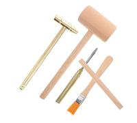 BESTonZON 2Sets Archaeological Excavation Tool of Hammer Brush for Pretend Play Educational Dig Kit for Adventure