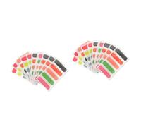BESTonZON 2sets Colorful Breathable Hemostatic Patches for Convenient and Lightweight for Home The Go Use 50pcs*2